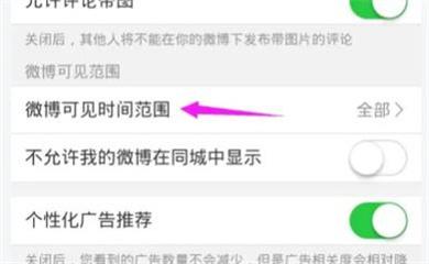 微博半年可见在哪设置？
