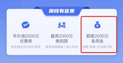 微信备用金怎么借