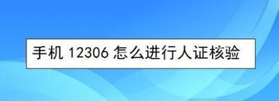 12306怎么进行人脸核验