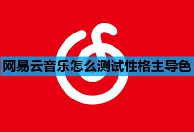 网易云性格主导色在哪里测