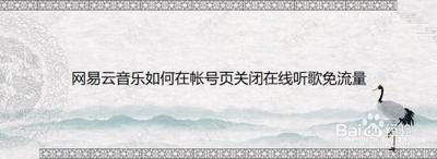 网易云音乐怎么关闭在线听歌免流量显示？