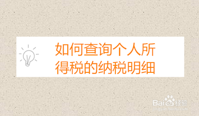 如何在个人所得税上查询稿酬收入纳税明细