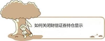 如何让财信证券的自选股显示样式为分时预览