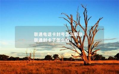 联通手机号封号怎么办