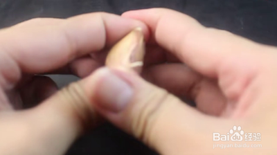 剥大蒜的秘诀