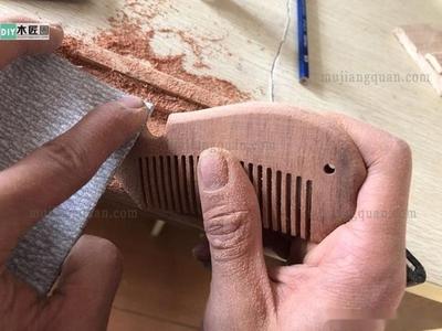 木梳子的制作方法