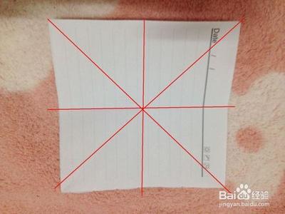 小花篮的折纸