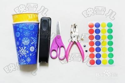 小玩具：纸杯摆尾彩虹鱼