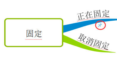 iMindMap10思维导图中怎么使用固定按钮?