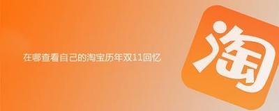 淘宝回忆录去哪看 淘宝回忆录查看入口
