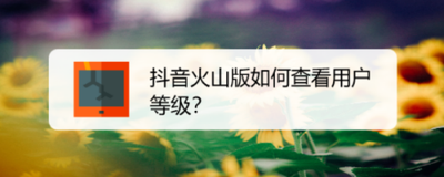 抖音火山版用户等级怎么看 抖音火山版查看用户等级的方法