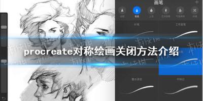 procreate对称功能怎么关闭 procreate对称功能关闭教程