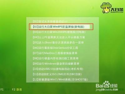 大白菜u盘安装win10系统图文教程
