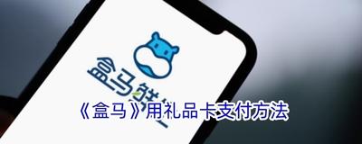 盒马app付款怎么付 盒马app付款方法