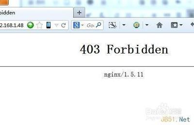 Nginx服务器中403 forbidden的错误如何解决