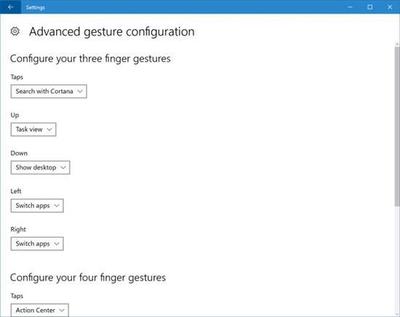 Win10借鉴了苹果触控板手势.窗口贴靠