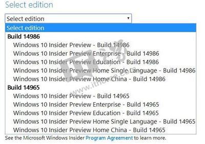 Win10创造者更新Build 14965官方ISO镜像下载地址