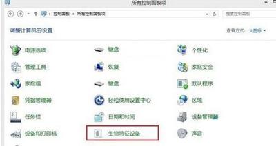 win10系统怎样开启生物识别功能?
