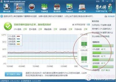 鲁大师温度监测显示哪些内容 鲁大师温度监测显示哪些内容