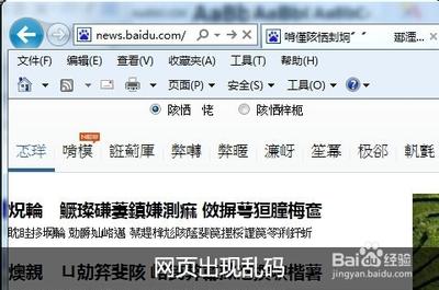 电脑打开网页显示乱码的快速解决方法 电脑打开网页显示乱码的快速解决方法