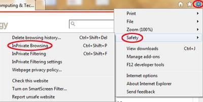 IE9应用技巧 启动Inprivate浏览模式