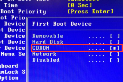 如何设置光驱启动