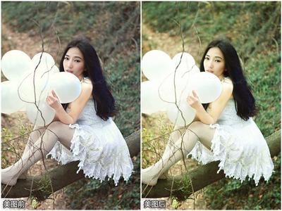 美图秀秀夏的物语之最夏日特效制作