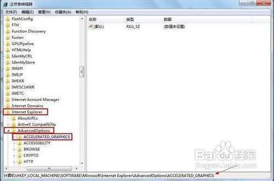 IE 9找不到"加速的图形使用软件呈现而不使用 GPU 呈现"的解决