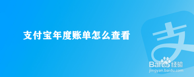 支付宝年账单怎么查全年的