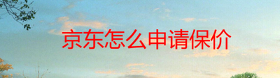 京东申请保价的步骤是什么，京东保价的注意事项有哪些