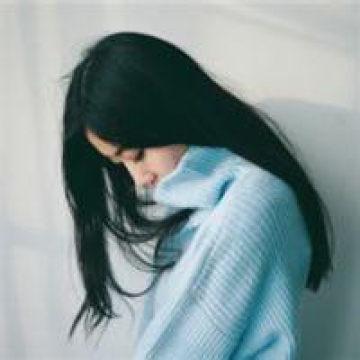 女生侧脸QQ唯美头像