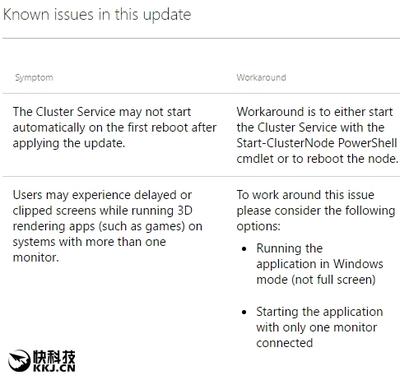 Win10 Build 14393.693周年更新KB3213986补丁造成多屏没法用
