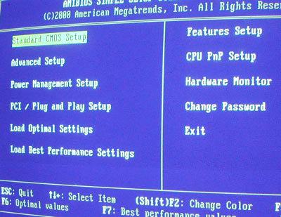 AMI主板清除CMOS恢复出厂BIOS设置方法