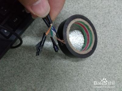 电脑键盘线断了怎么接