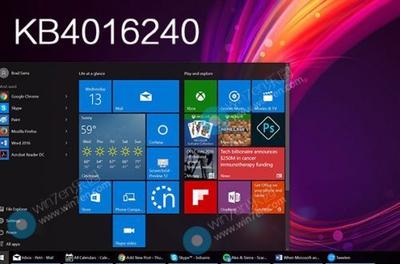 Win10累积更新补丁KB4016240安装失败问题的解决方法 附独立更新包下载地址