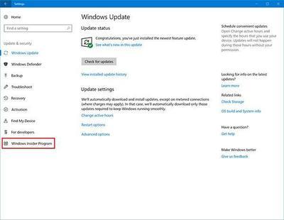 Win10 PC快速预览版1625今日推送