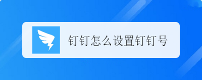 钉钉app怎么设置钉钉号? 钉钉号的设置方法
