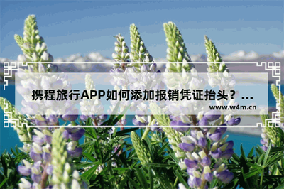 携程旅行app报销凭证抬头在哪里添加?