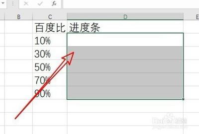 excel表格怎么制作百分比的项目进度条?