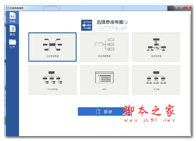 迅捷思维导图怎么设置以思维导图查看纲领?