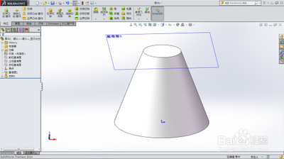 SolidWorks怎么建模三维圆锥体?