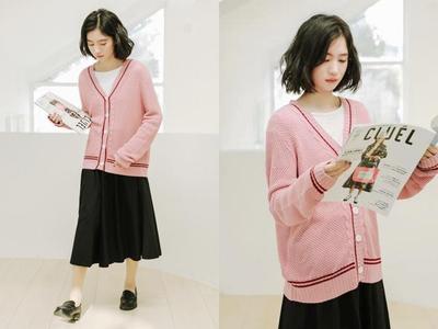 薄款针织开衫怎么搭配