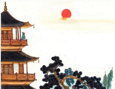 白日依山尽黄河入海流欲穷千里目更上一层楼！诗意解析