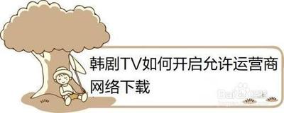 韩剧TV极速版允许运营商网络下载开启如何弄